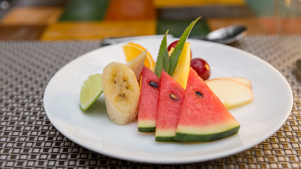 Fruit Platter at restaurant