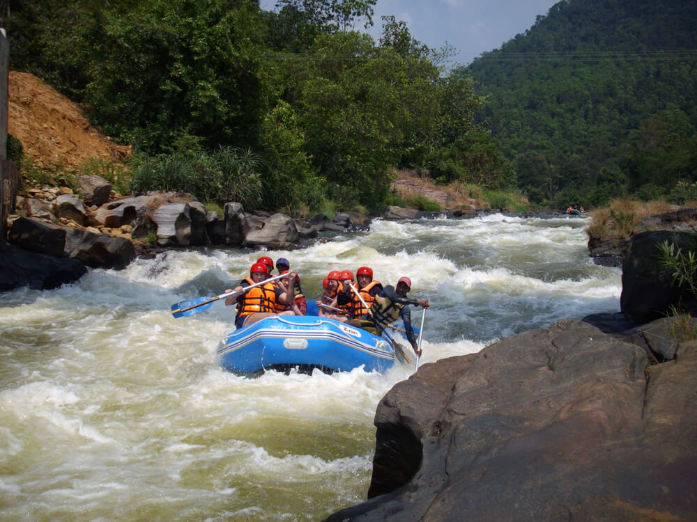 Wildwasser-Rafting in Kitulgala